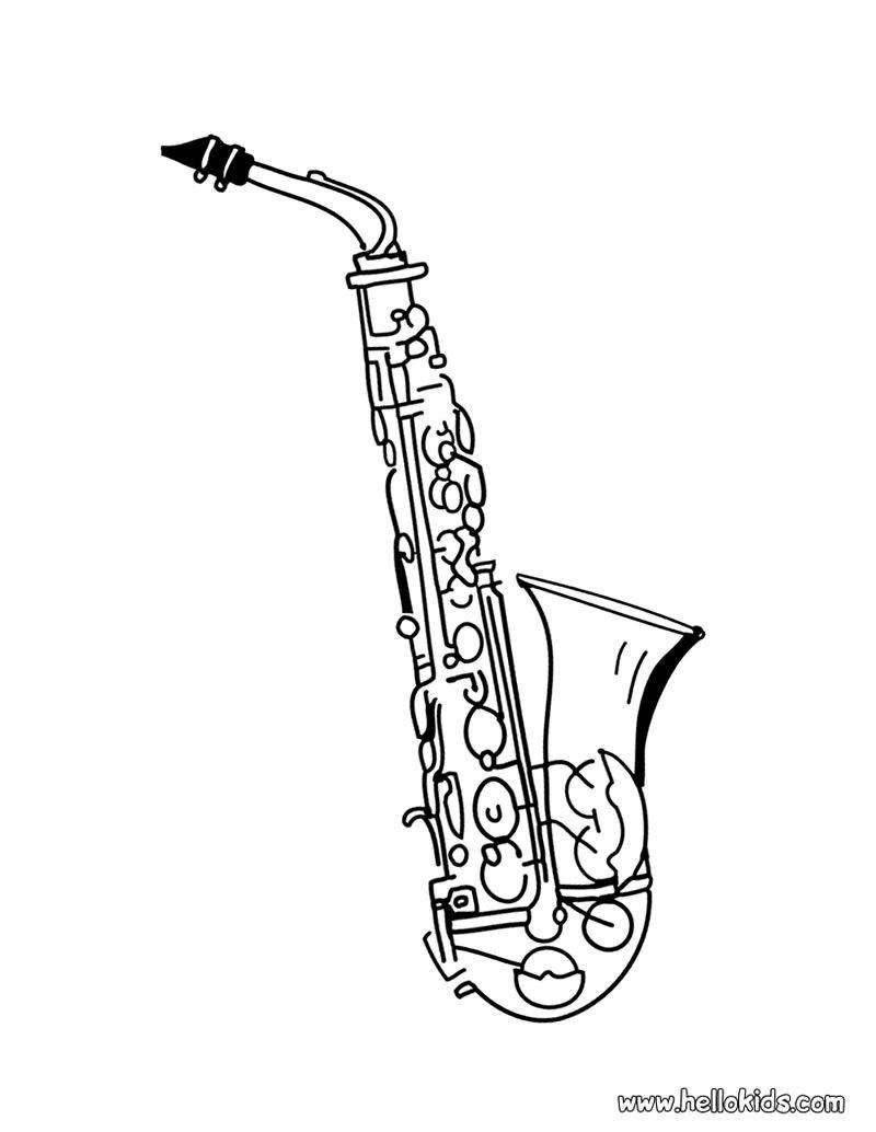 800x1034 Trombone Coloring - Trombone Sketch