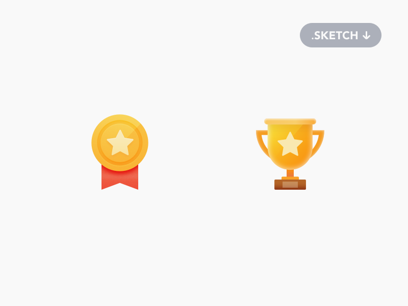 800x600 Badge And Trophy Icons Freebie - Trophy Sketch