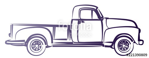 500x196 The Truck Sketch. Stock Photo And Royalty Free Images On Fotolia - Truck Sketch