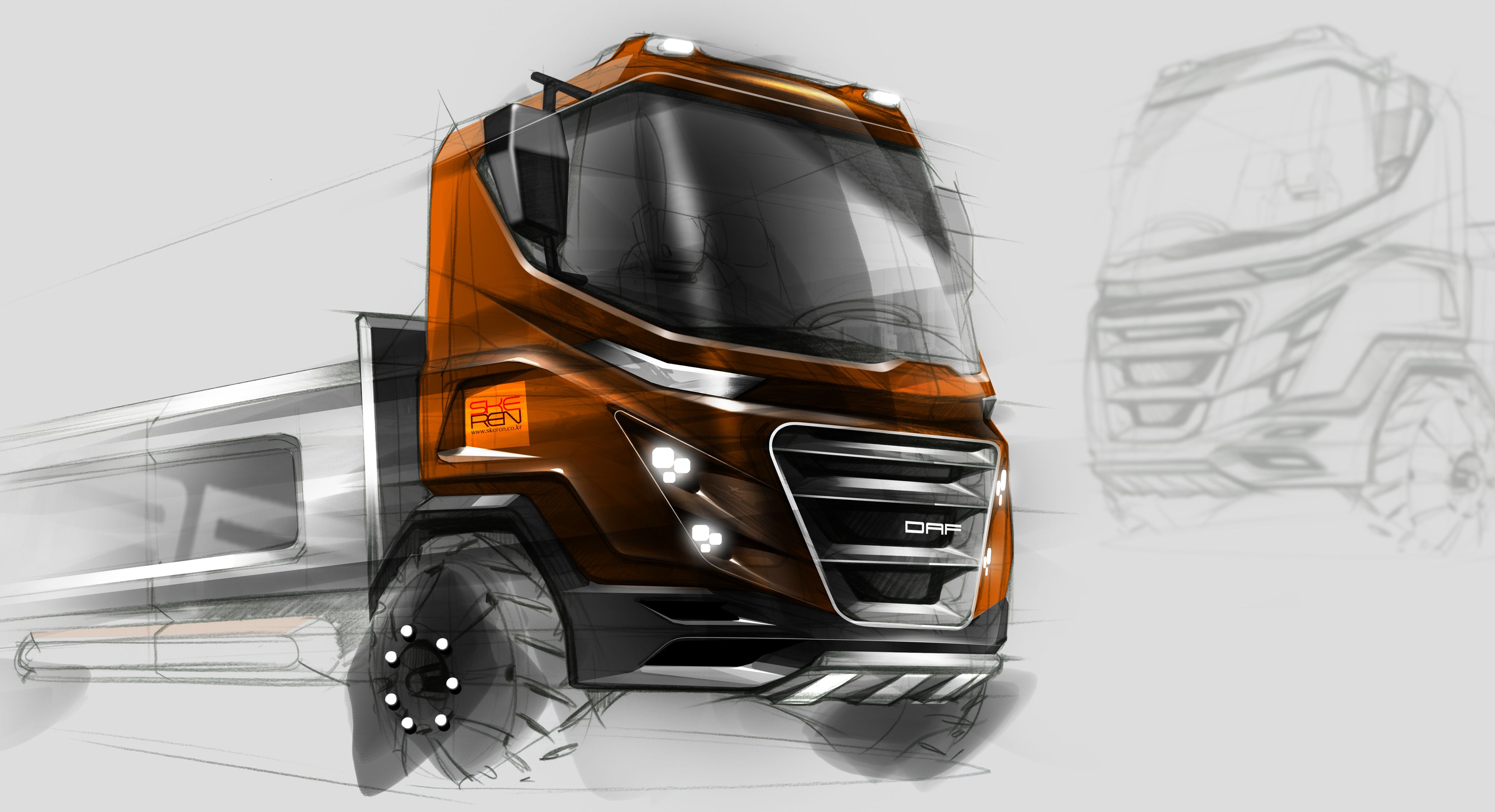 3937x2139 Truck Sketch, Design Amp Photoshop Retouch Commercial Vehicles - Truck Sketch Images