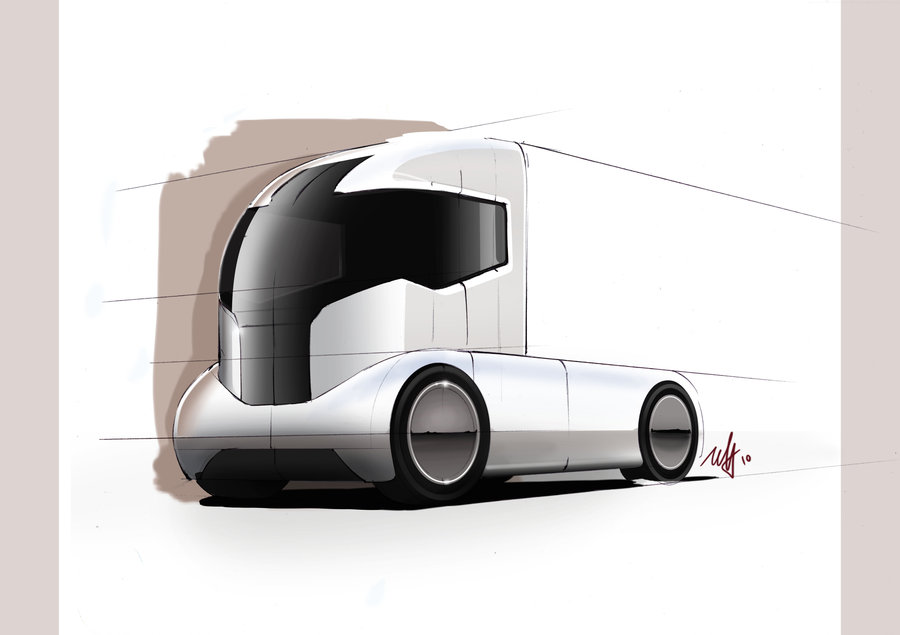 900x635 Truck Sketch By Ulfahlberg - Truck Sketch Images