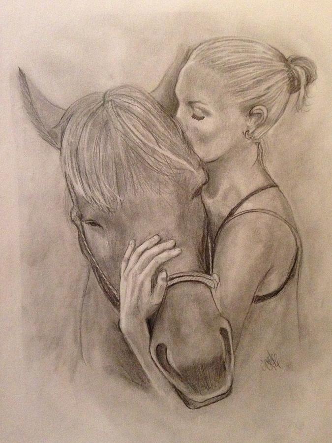 675x900 True Love Drawing By Sarah Close - True Love Sketch
