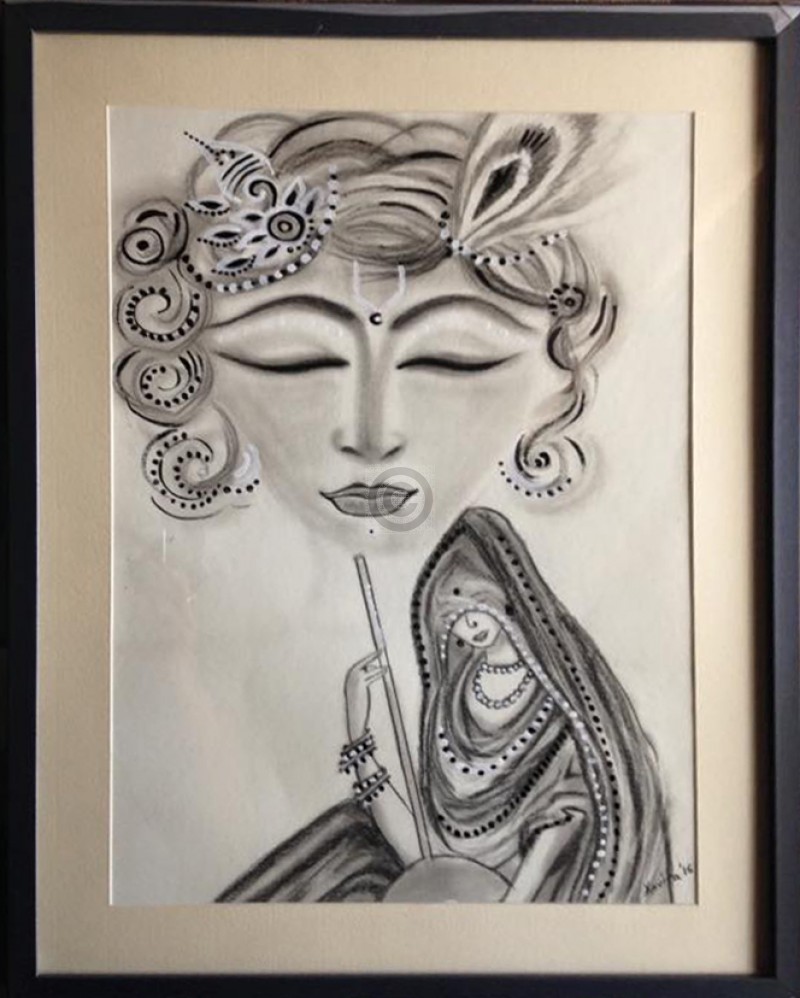 800x998 True Love Mira Bai Sketch Artoreal - True Love Sketch