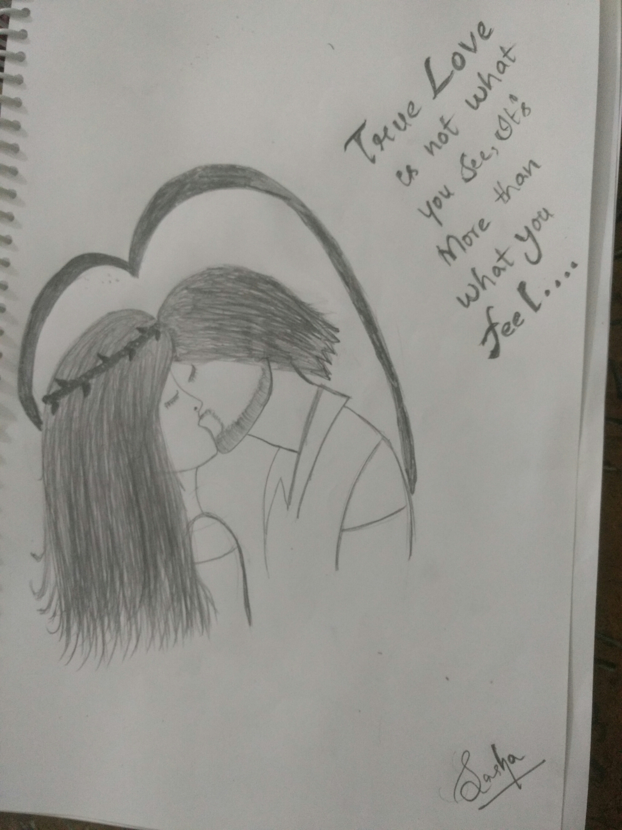 2000x2667 True Love Passionate Soul - True Love Sketch