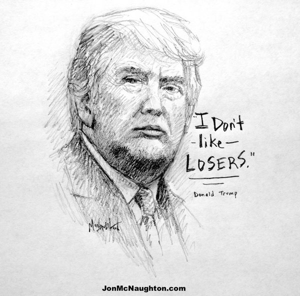 Trump Sketch at PaintingValley.com | Explore collection of Trump Sketch