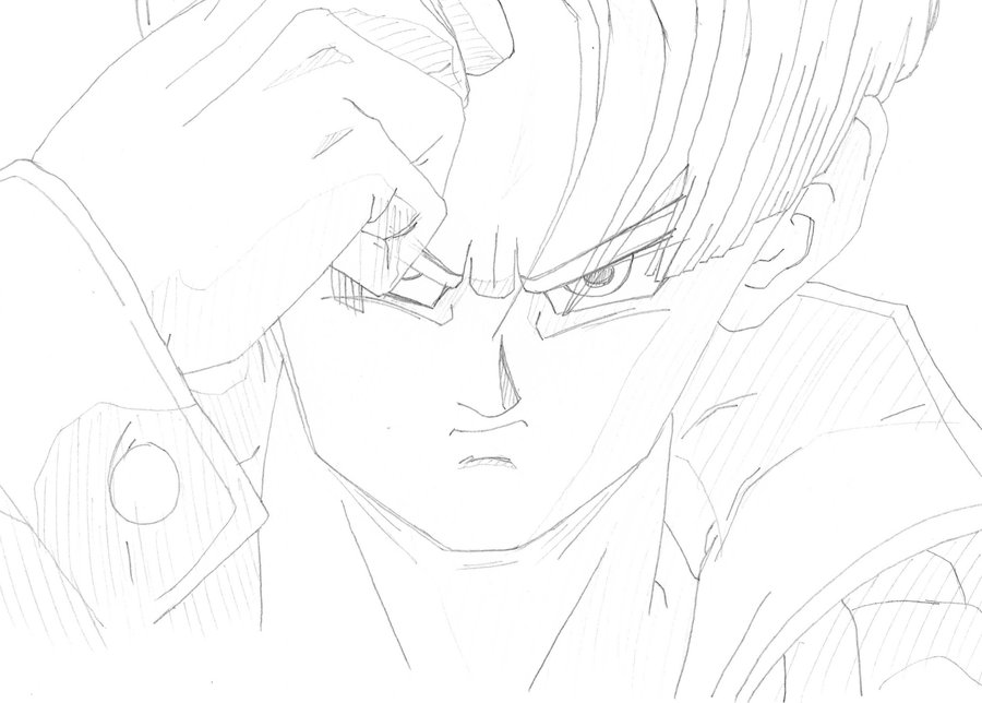 900x644 Trunks - Trunks Sketch