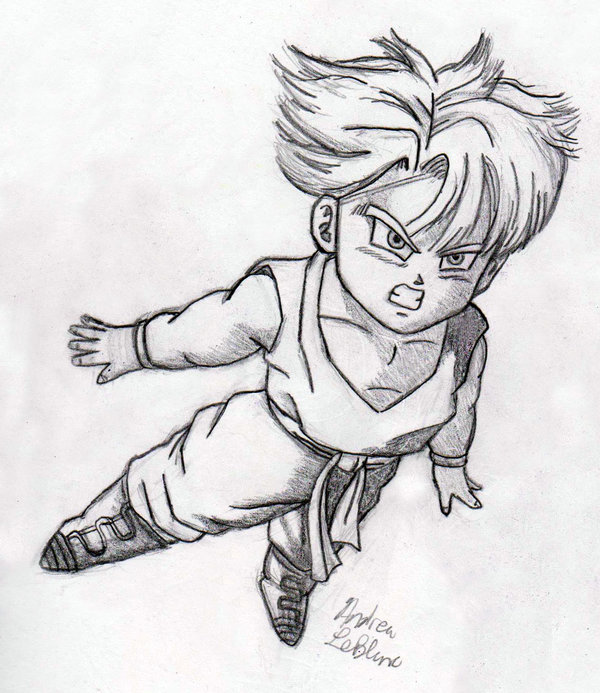 600x693 Trunks - Trunks Sketch