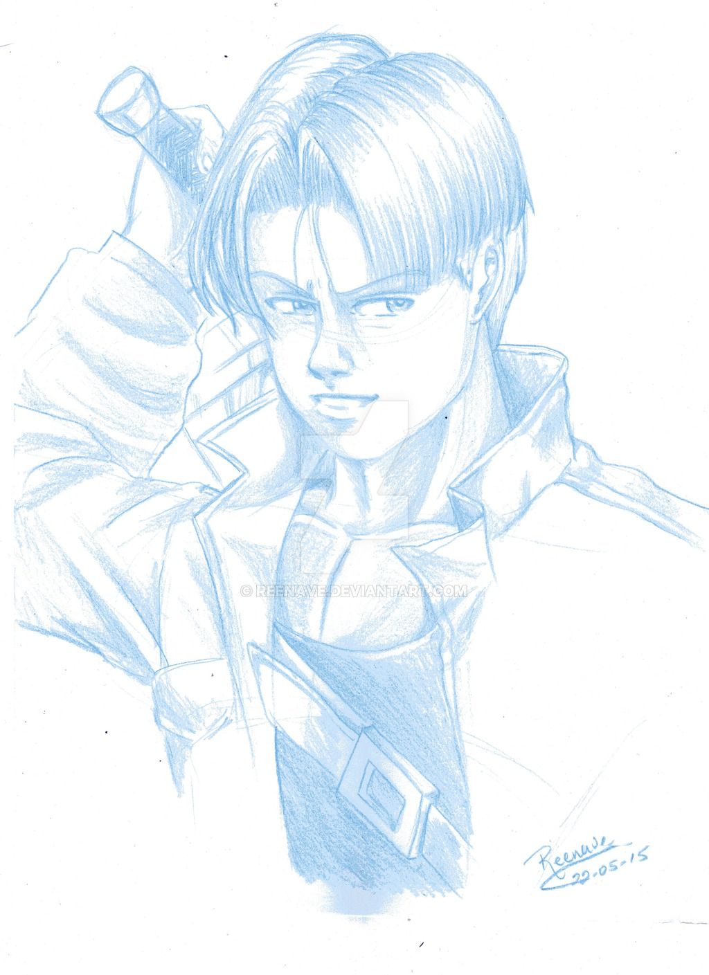 1024x1409 Trunks Sketch By On @ My Art - Trunks Sketch