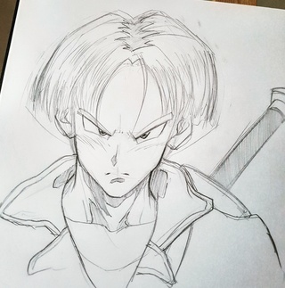 320x323 Trunks Sketch^^ - Trunks Sketch