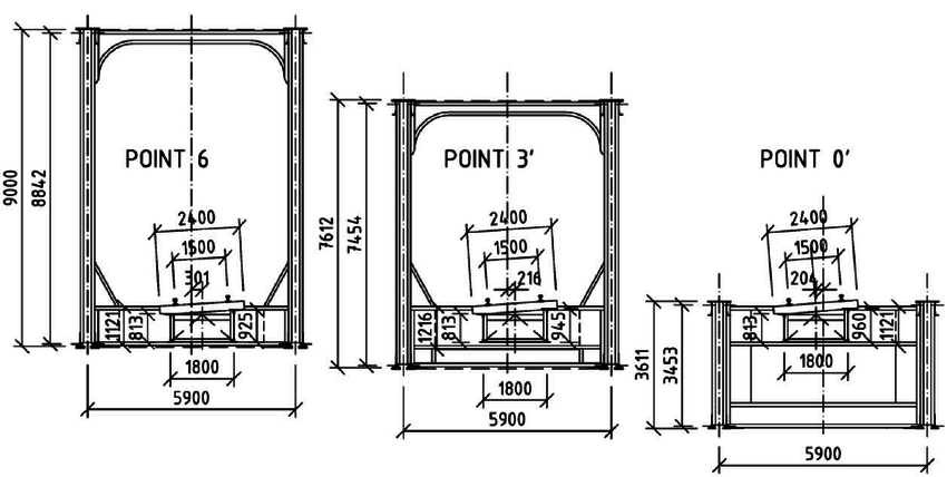 850x428 Transversal Disposition Of The Truss Bridge In The Medium Span - Truss Bridge Sketch