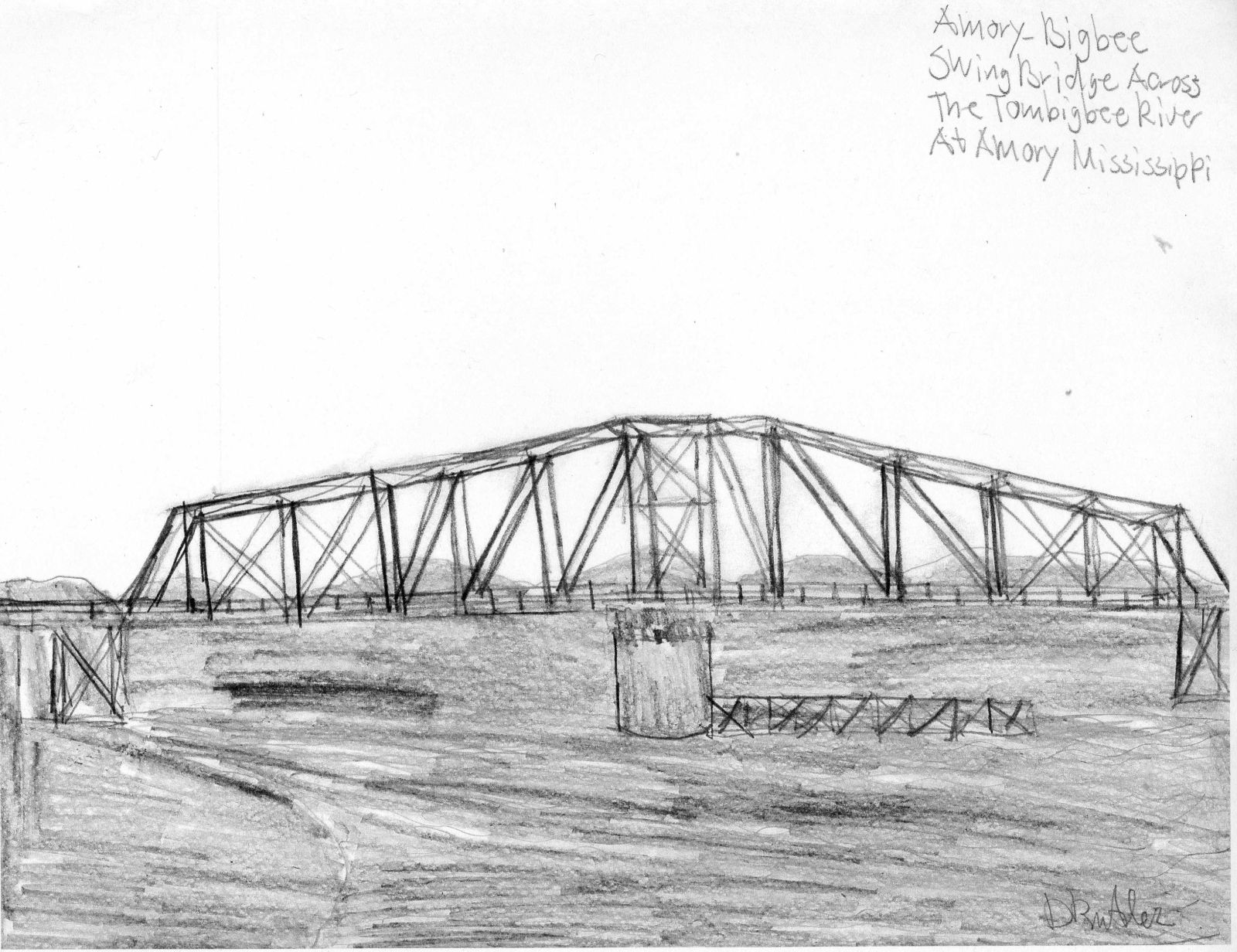 Truss Bridge Sketch at PaintingValley.com | Explore collection of Truss ...