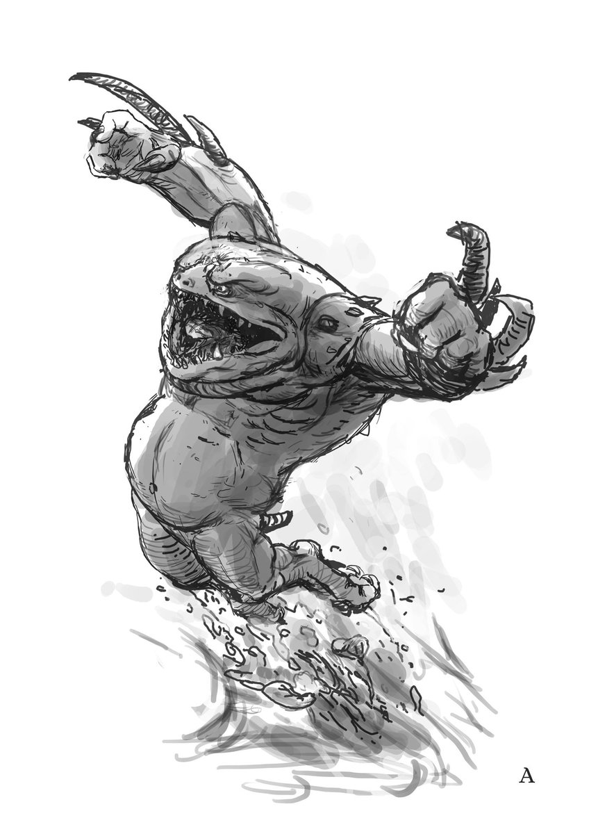 848x1200 Monster Box On Twitter A Concept Sketch For Something Quite - Trust Sketch