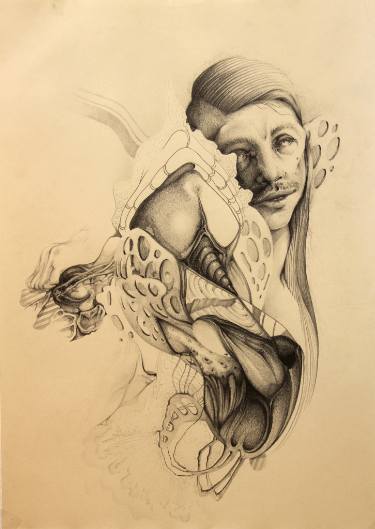 375x529 Scorpion Trust Drawing By Horacio Quiroz Saatchi Art - Trust Sketch