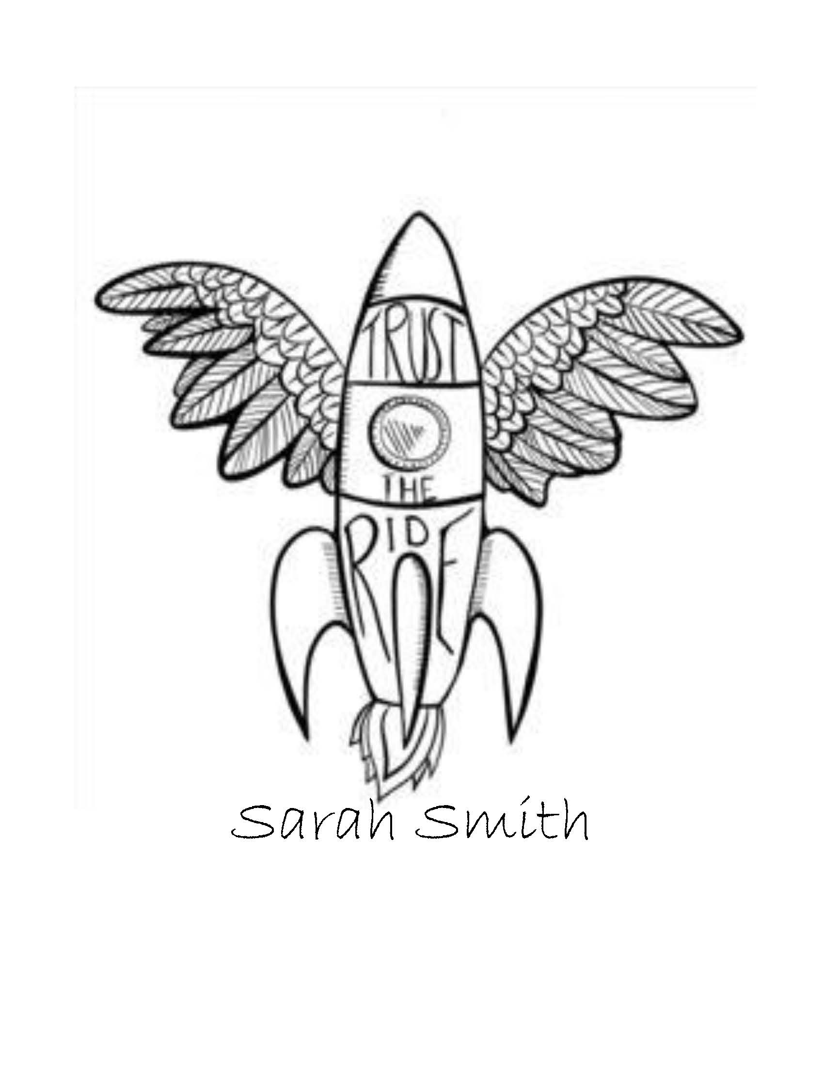 1700x2200 Trust The Ride Sarah Smith - Trust Sketch