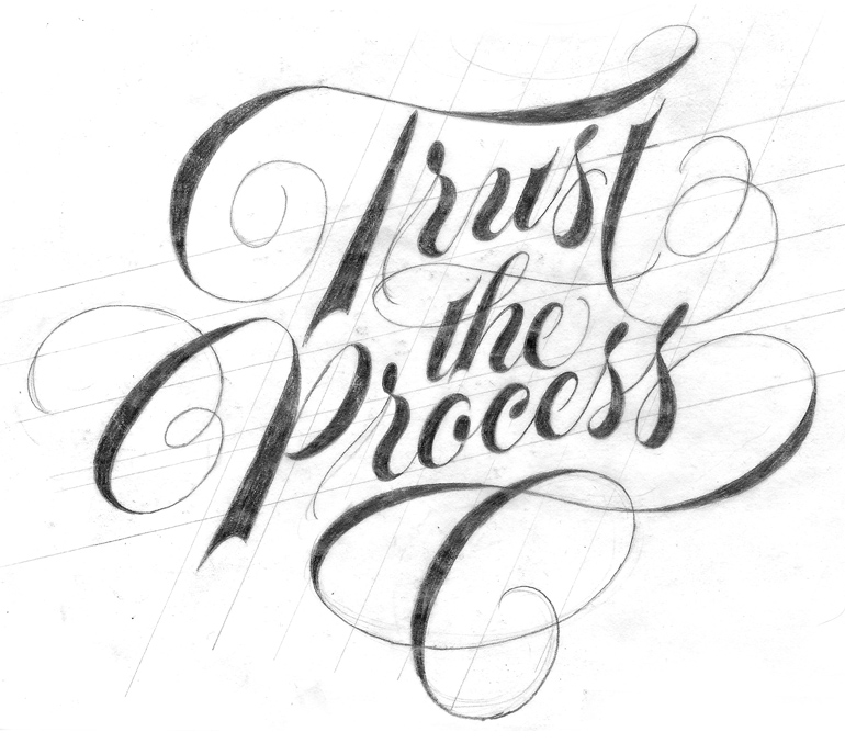 770x677 Trust The Process Case Study Highpulp - Trust Sketch