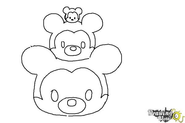 600x400 How To Draw Disney Tsum Tsum - Tsum Tsum Sketch