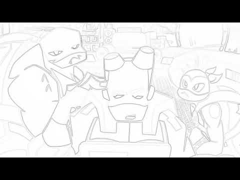 480x360 Rise Of The Tmnt Origami Tsunami Sketch - Tsunami Sketch