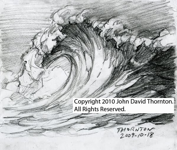 600x507 John David Thornton - Tsunami Sketch