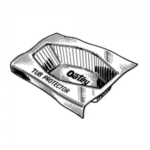 300x300 Buy Oatey 34068, 15 X 57 Bath Tub Protector, (Pack Of 35 Pcs - Tub Sketch