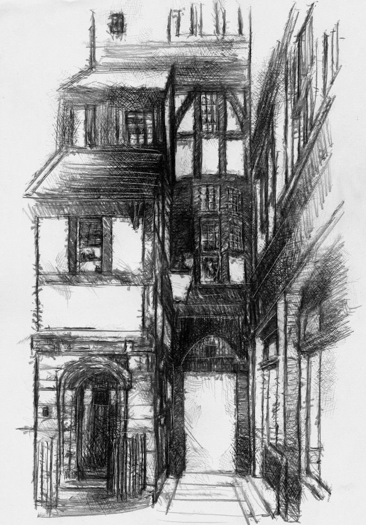 714x1024 Tudor Sketches, Prints And Artist - Tudor Sketches