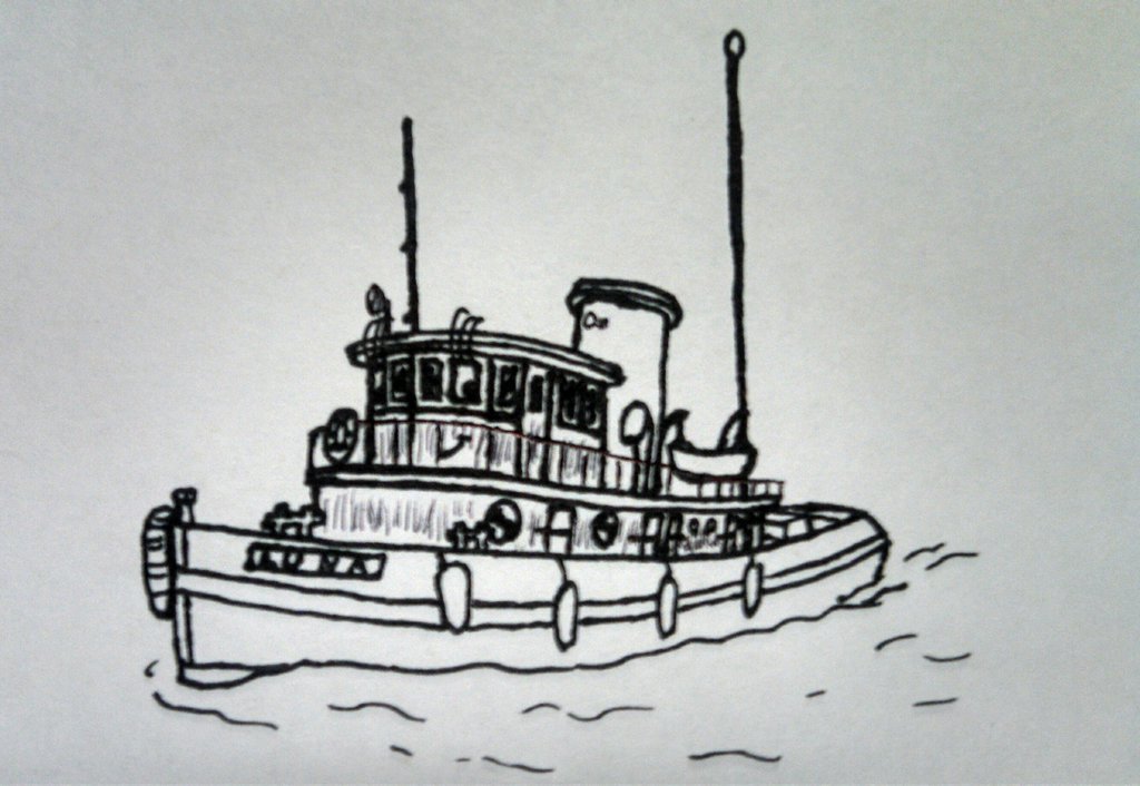 1024x706 Luna Sketch By Rockyrailroad578 - Tugboat Sketch
