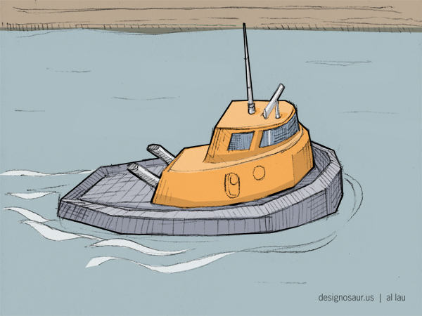 600x450 Sketch Tugboat Blog.designosaur.us - Tugboat Sketch