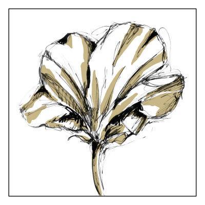 400x400 Tulip Sketch Iv Art Print By Ethan Harper - Tulip Sketch