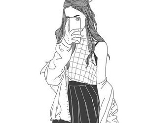300x250 117 Images About Girls Drawing Tumblr On We Heart It See More - Tumblr Sketch Art