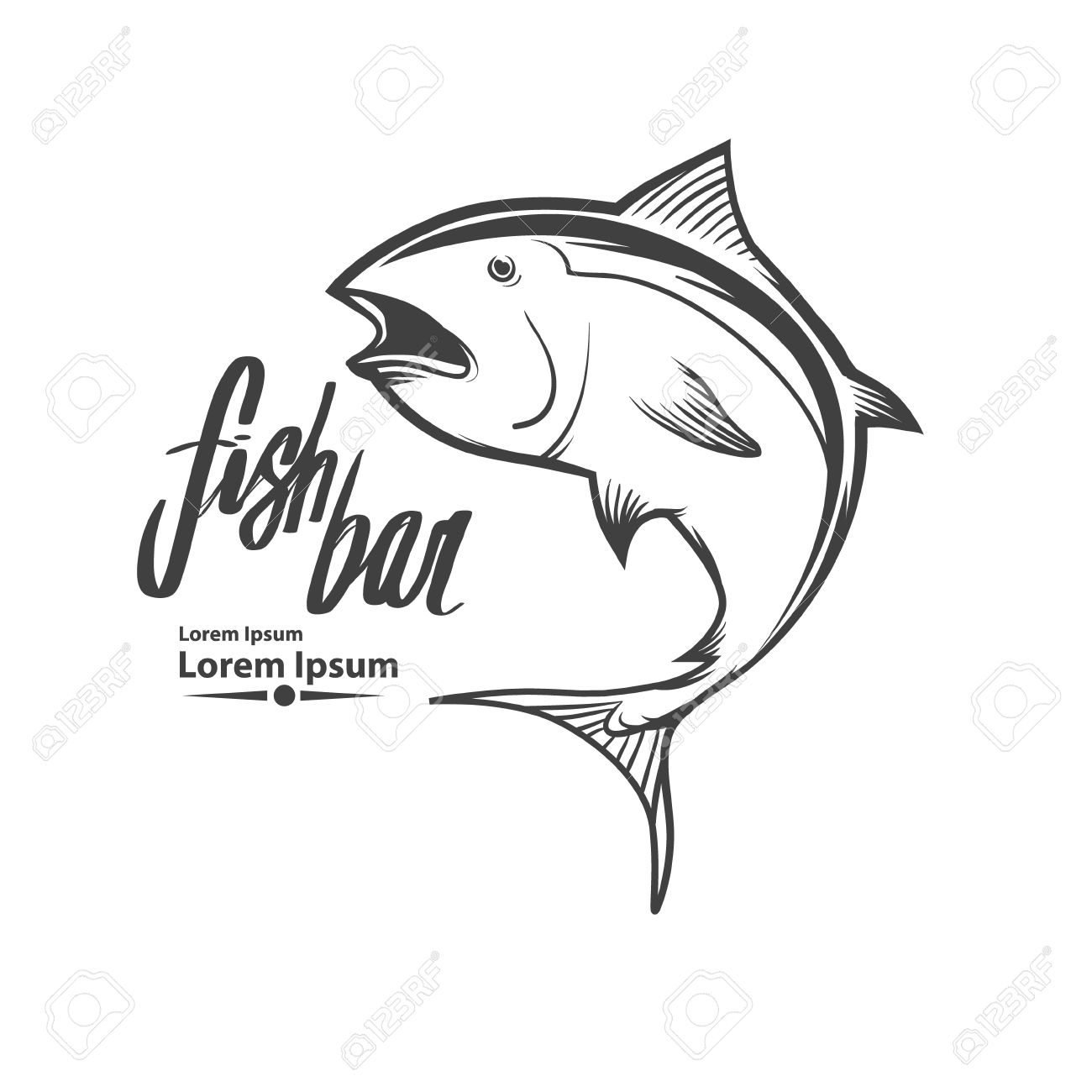 1300x1300 Tuna Clipart Fish Sketch - Tuna Fish Sketch