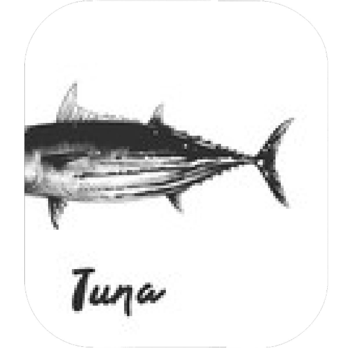 1200x1200 Designs Mein Mousepad Design Mousepad Selbst Designen - Tuna Fish Sketch