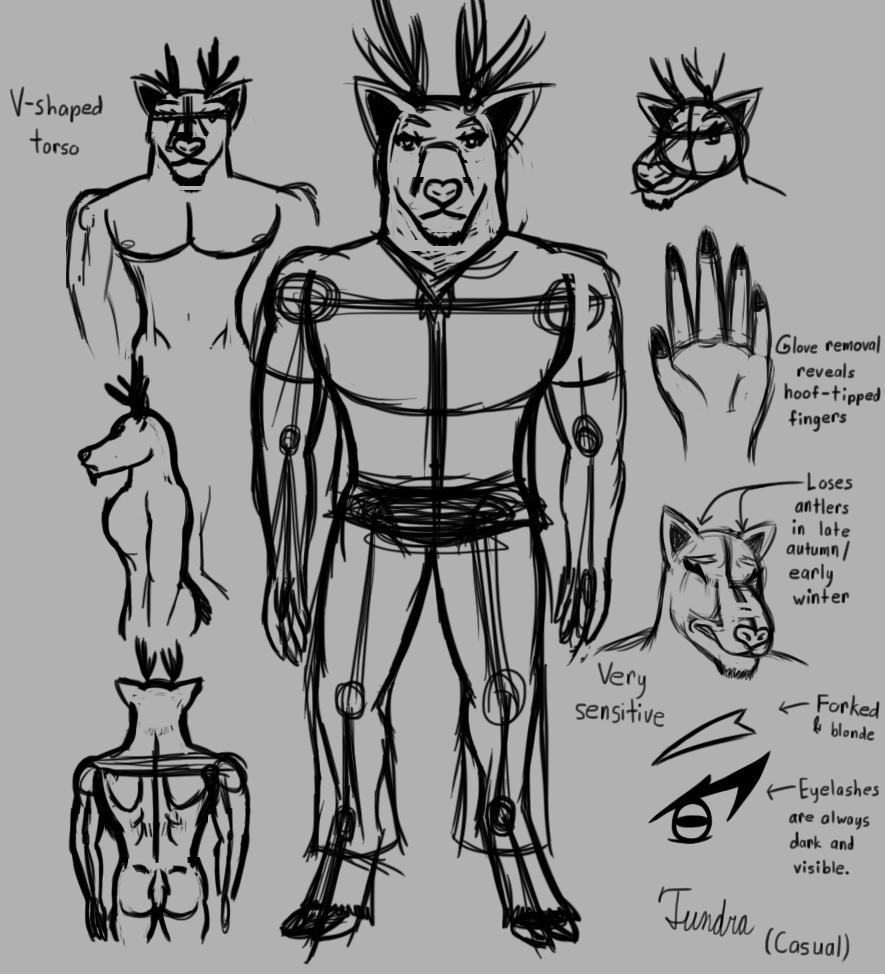 885x974 Sketch Dump Featuring Tundra By Siliconerainshade - Tundra Sketch