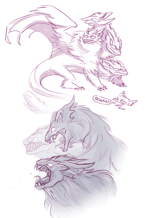 500x750 Flight Rising Tundras Tumblr - Tundra Sketch