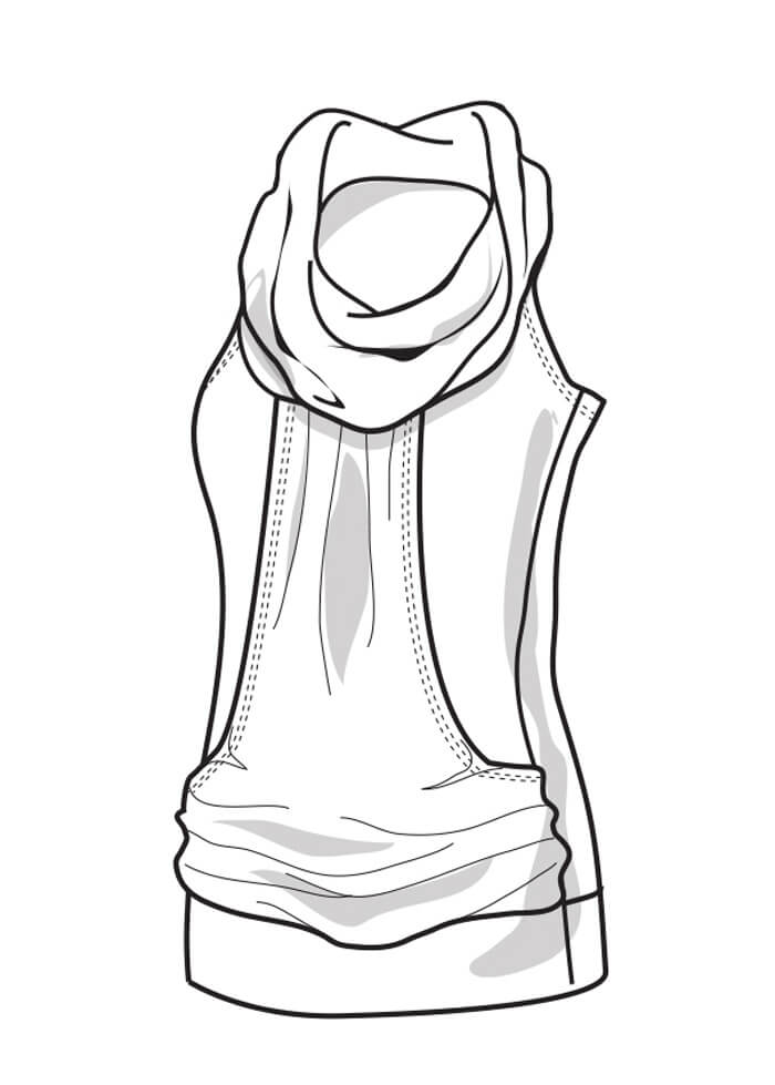 700x979 Neptune Tunic - Tunic Sketch