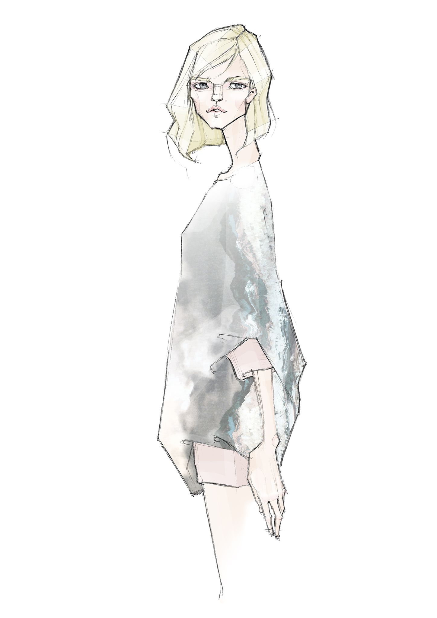 1448x2048 Zejak Tunic Sketch Inspire In 2018 Sketches - Tunic Sketch