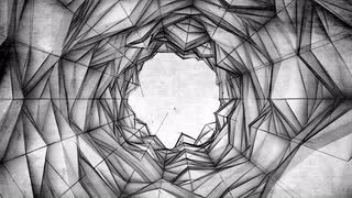 320x180 Sketch Seamless Loop - Tunnel Sketch