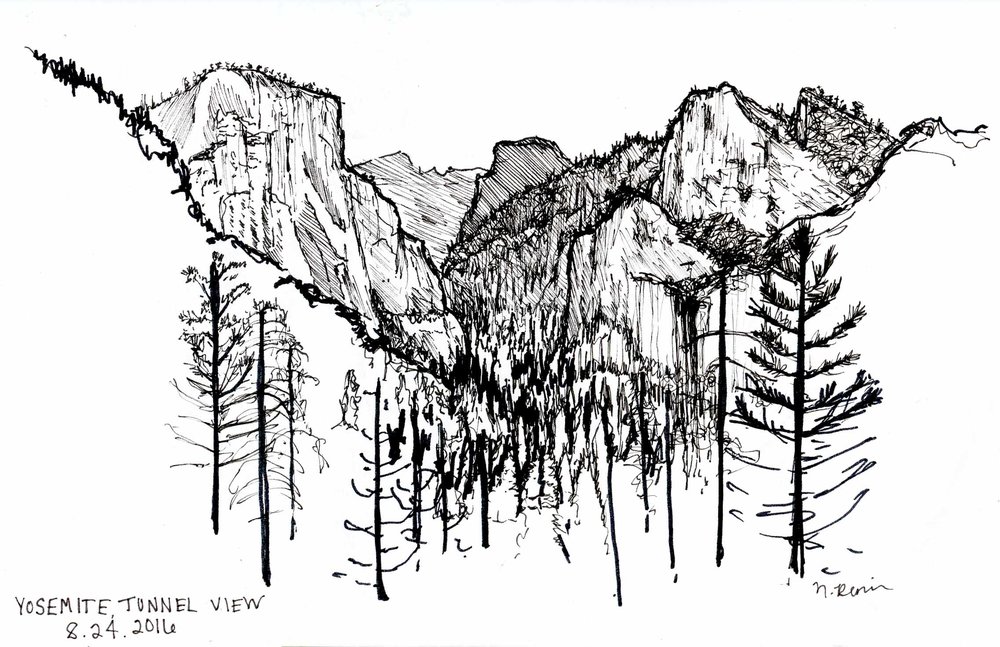 1000x647 Sketchbook Natalie Renier Science Illustration Amp Design - Tunnel Sketch