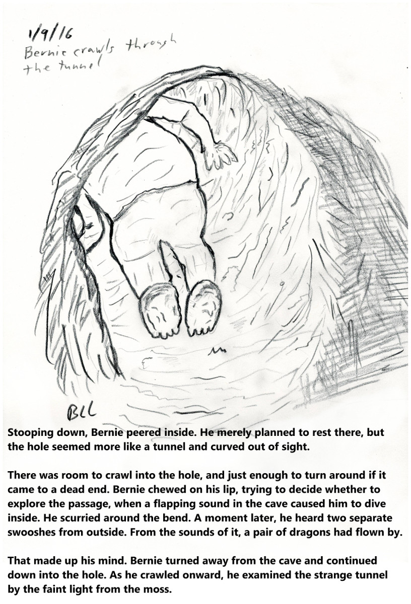 816x1200 The Absent Minded Muse Sketch Day 4 - Tunnel Sketch