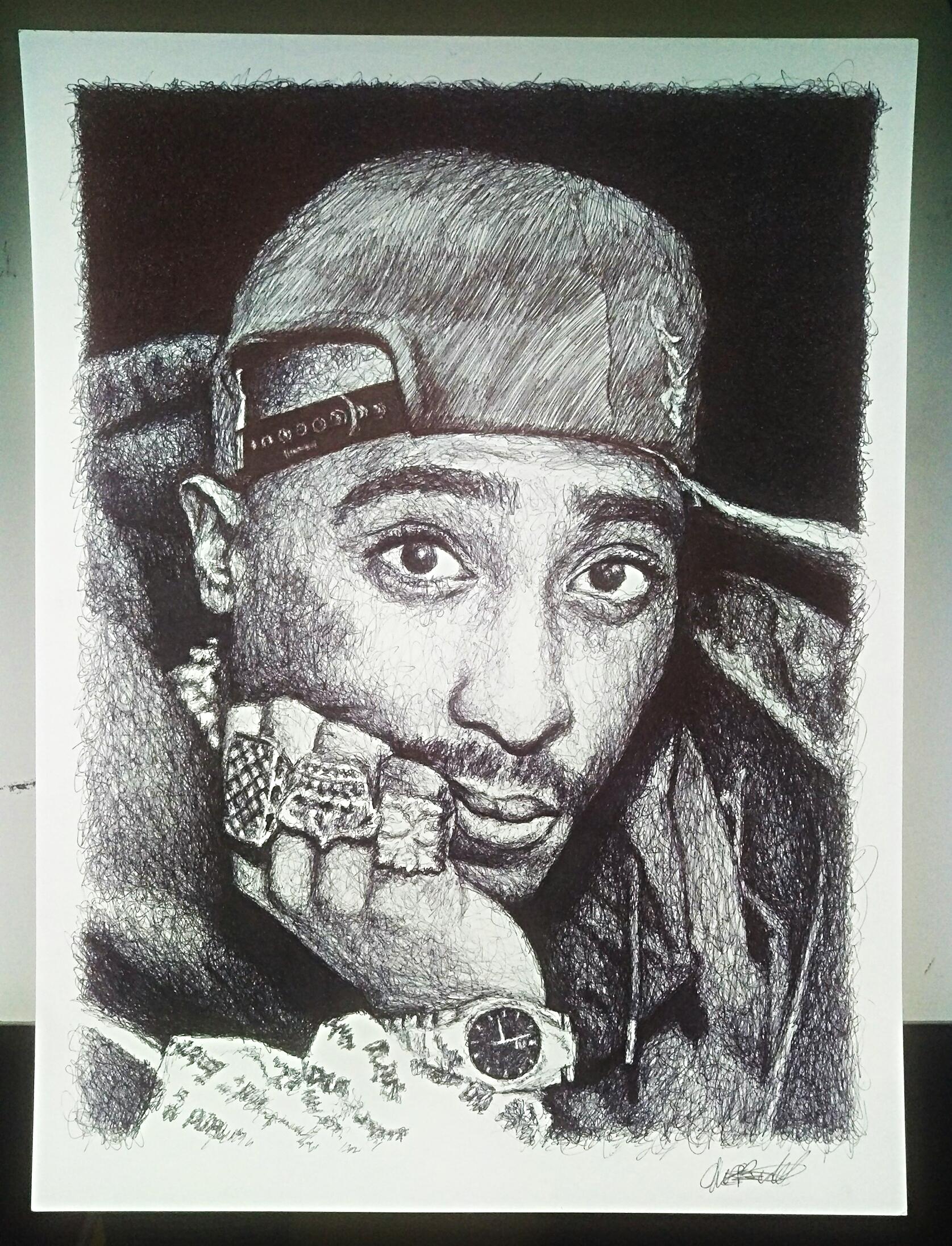 1675x2192 My Drawing Of Tupac Shakur Drawing - Tupac Shakur Sketch