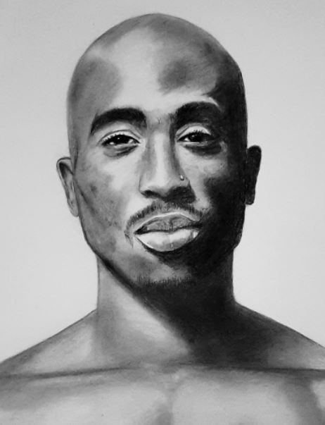 Tupac Shakur Sketch at PaintingValley.com | Explore collection of Tupac ...