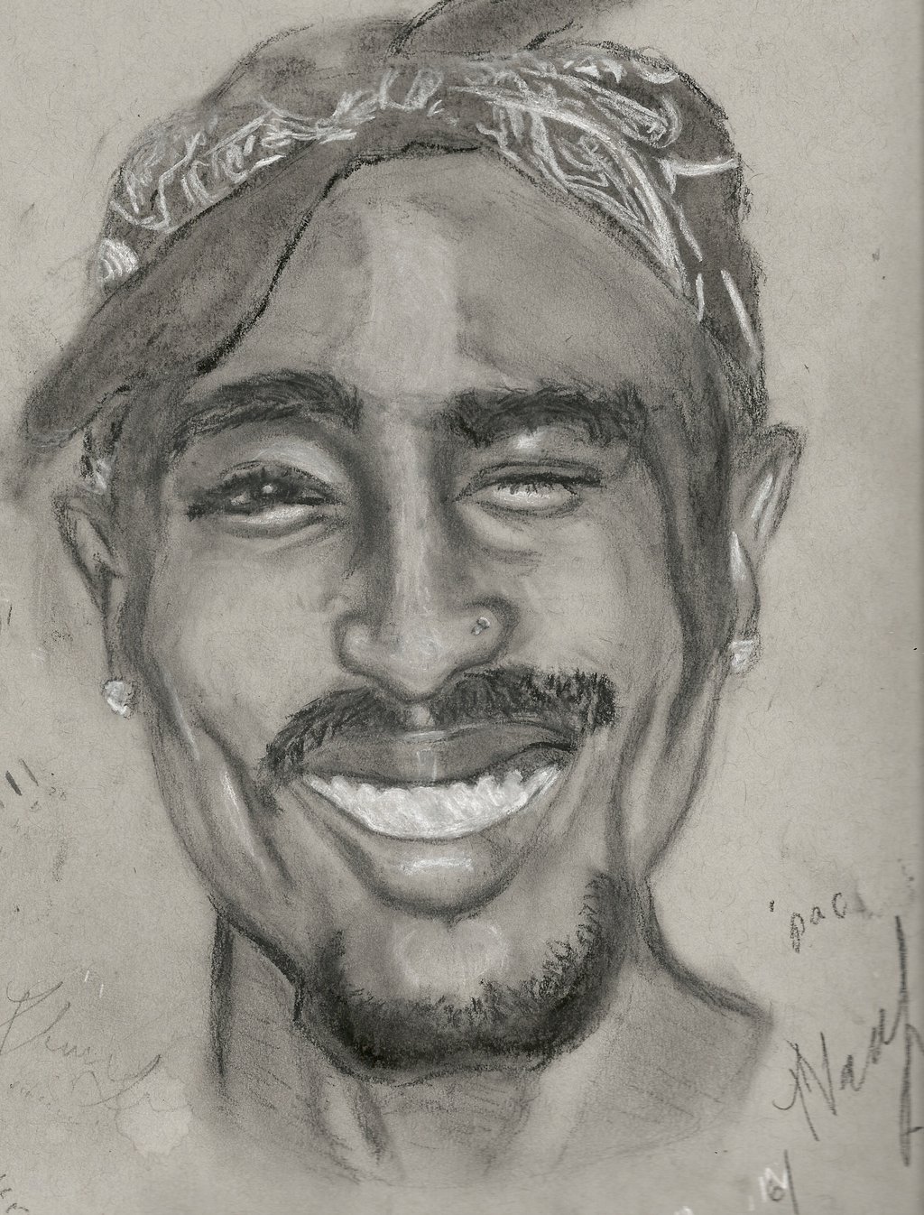 Tupac Shakur Sketch at PaintingValley.com | Explore collection of Tupac ...