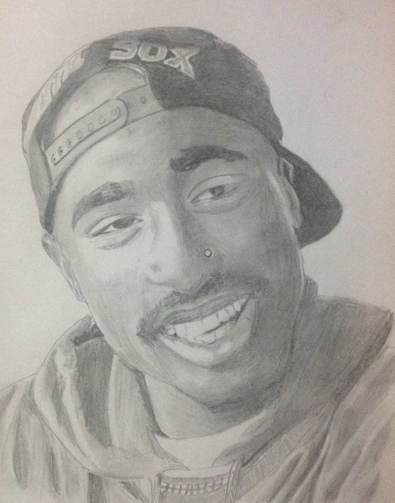 Tupac Shakur Sketch at PaintingValley.com | Explore collection of Tupac ...