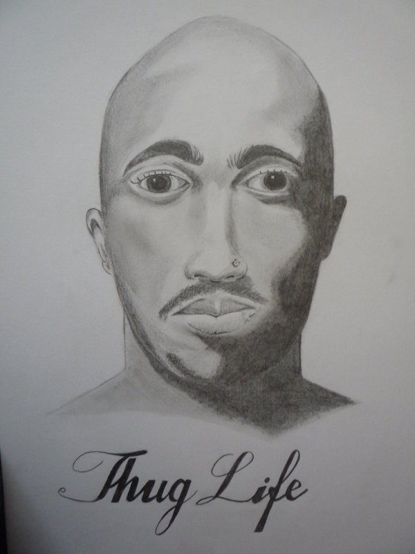 600x800 Tupac Shakur By Lee100188 - Tupac Shakur Sketch