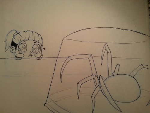 500x375 Spider In A Tupperware Tumblr - Tupperware Sketch
