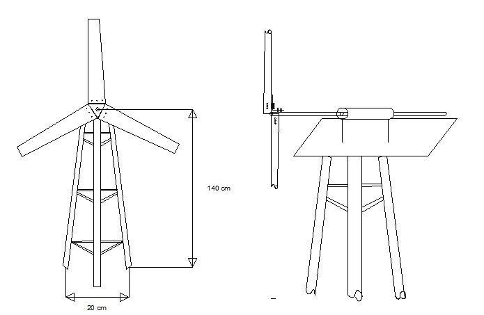 695x453 Turbine Tower Sketch And Dimension Download Scientific Diagram - Turbine Sketch