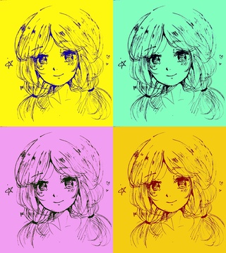 320x358 Turning My Simple Sketch Into Pop Art On Photo Editor Lol - Turn My Photo Into A Sketch