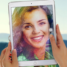 220x220 Sketch My Photo On Ipad Screen. Drawing Vs Photography. - Turn Photo Into Sketch