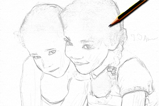 522x348 Turn A Photo Into Pencil Drawing - Turn Photo Into Sketch Photoshop
