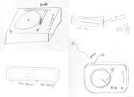 550x400 Rasterweb! Turntable Drawing Machine - Turntable Sketch