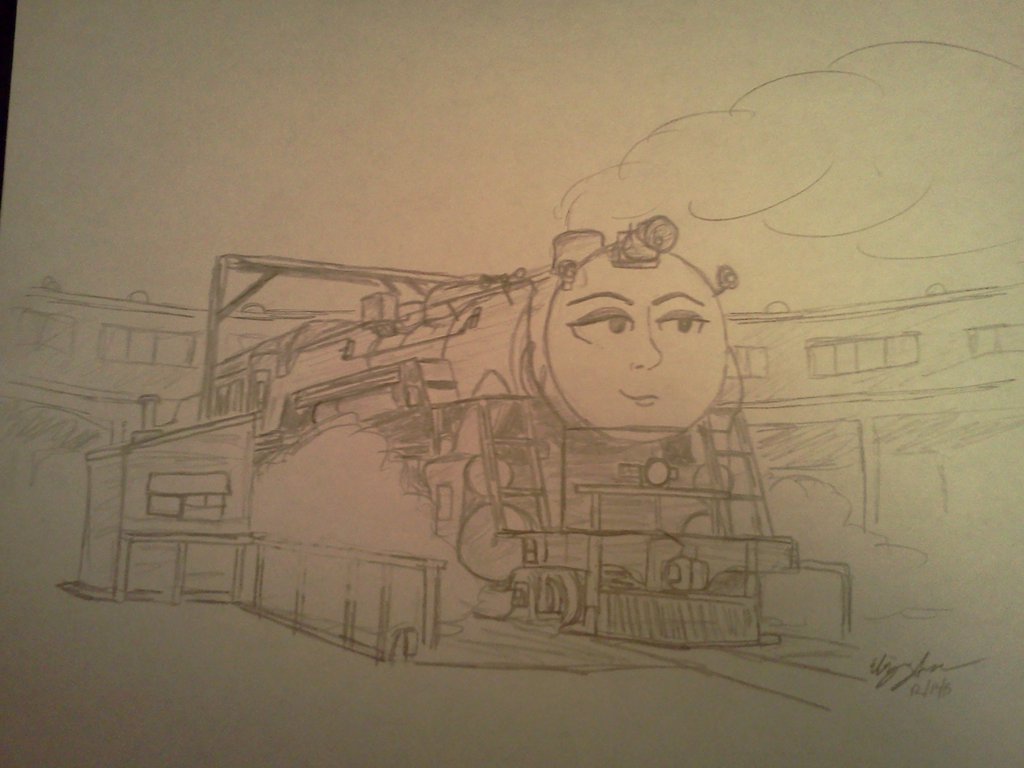 1024x768 Rough Sketch F6 On The Turntable By Baltic The 144 - Turntable Sketch