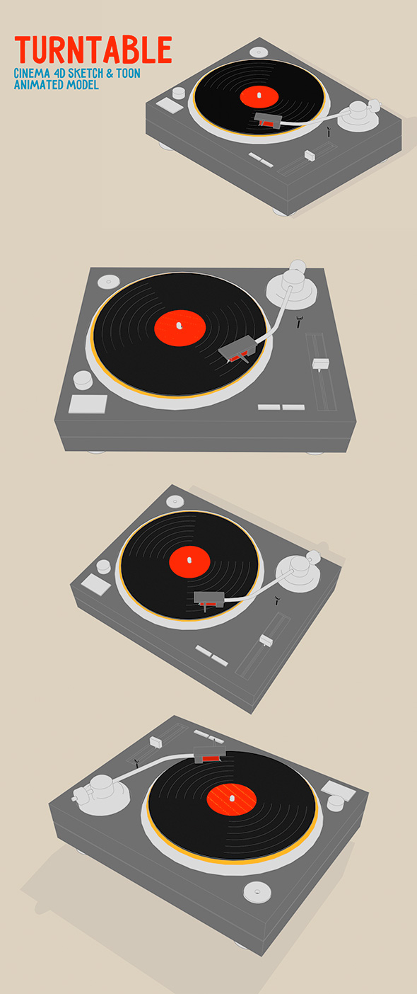 590x1404 Turntable (Sketch And Toon) By Ag4t 3docean - Turntable Sketch